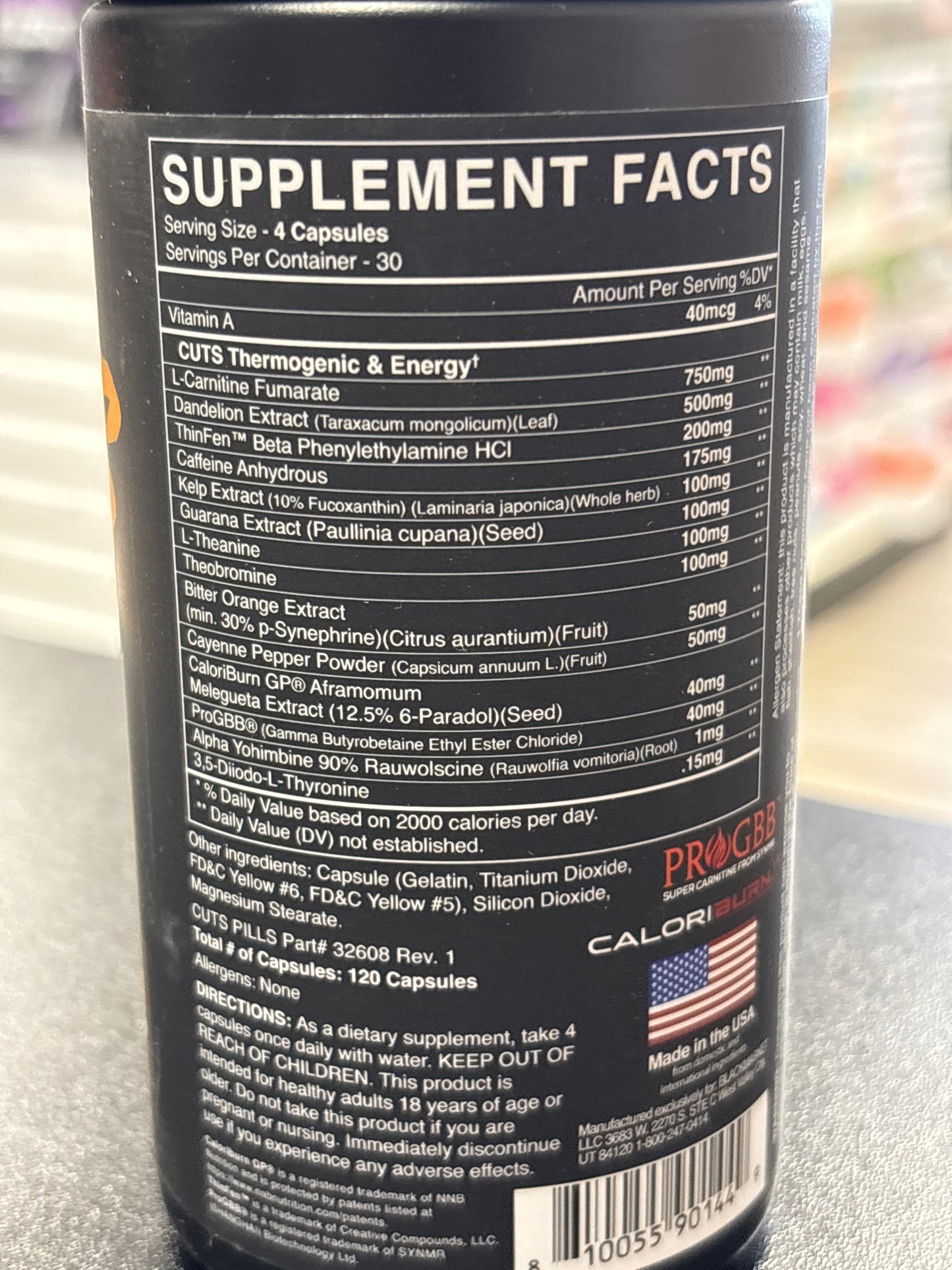 Blackmarket cuts fat burner