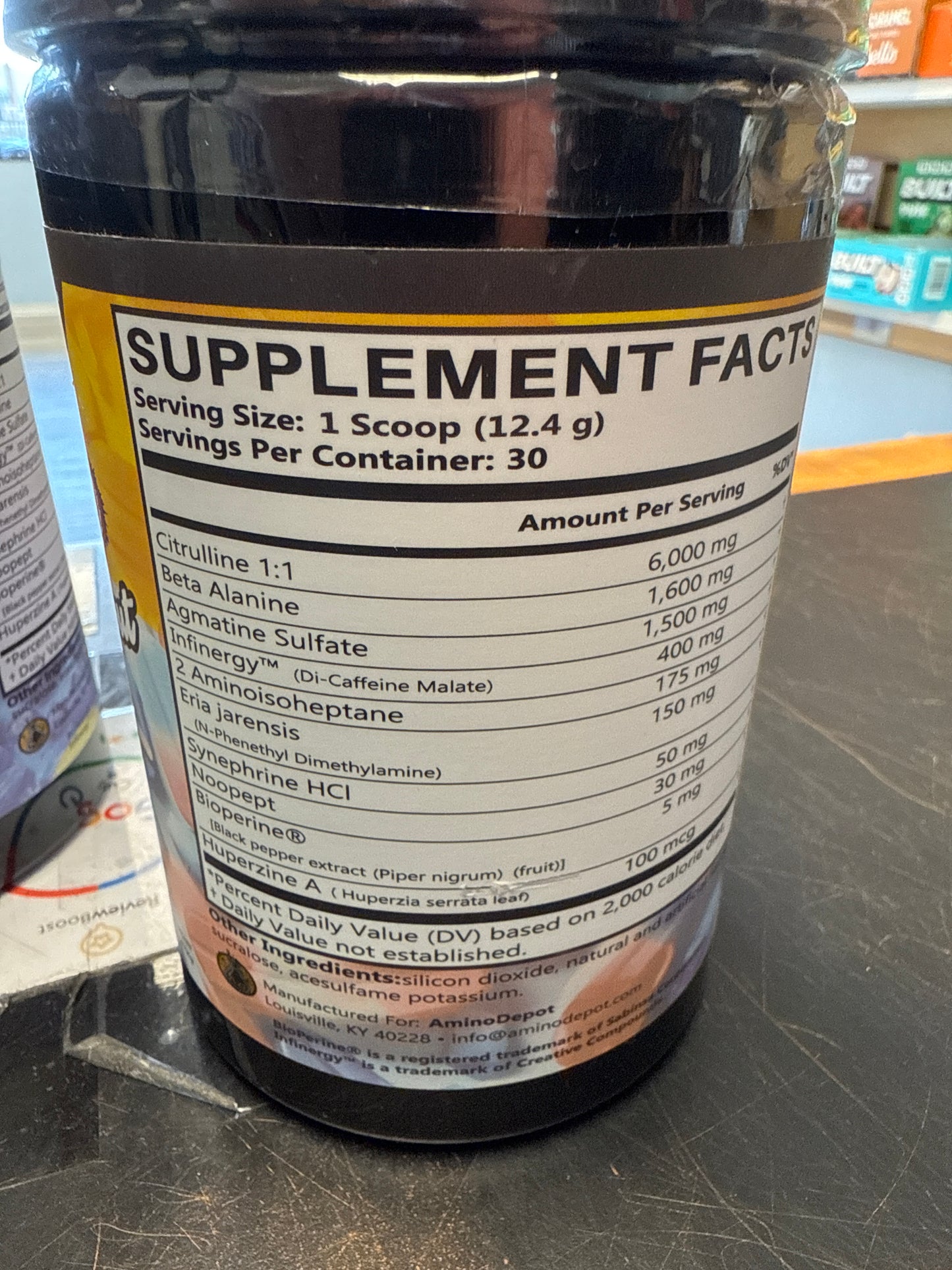 Amino depot dr. Schizo pre workout