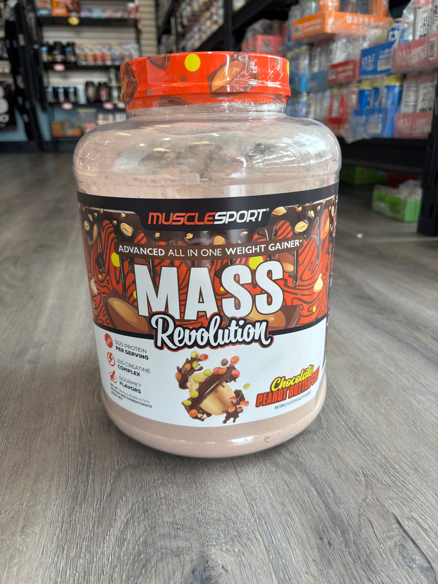 Musclesport mass revolution 6lb strawberry bananna