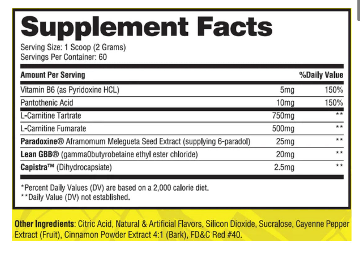 Musclesport Carnishred Revolution Powder