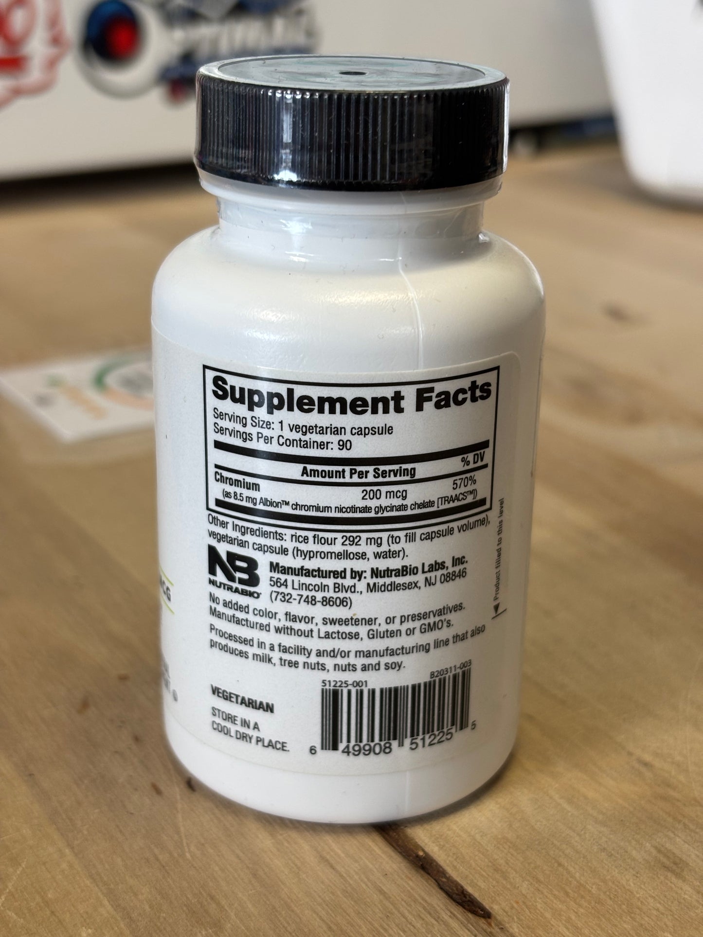 Nutrabio Cr Chromium