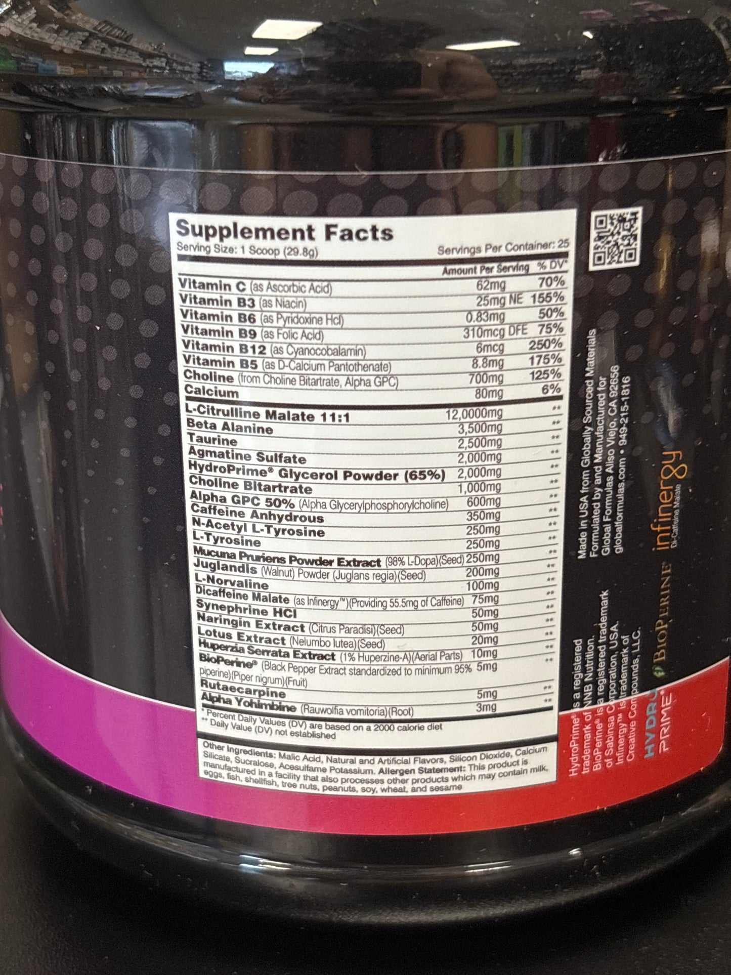 Global Formulas Freak WTF Preworkout