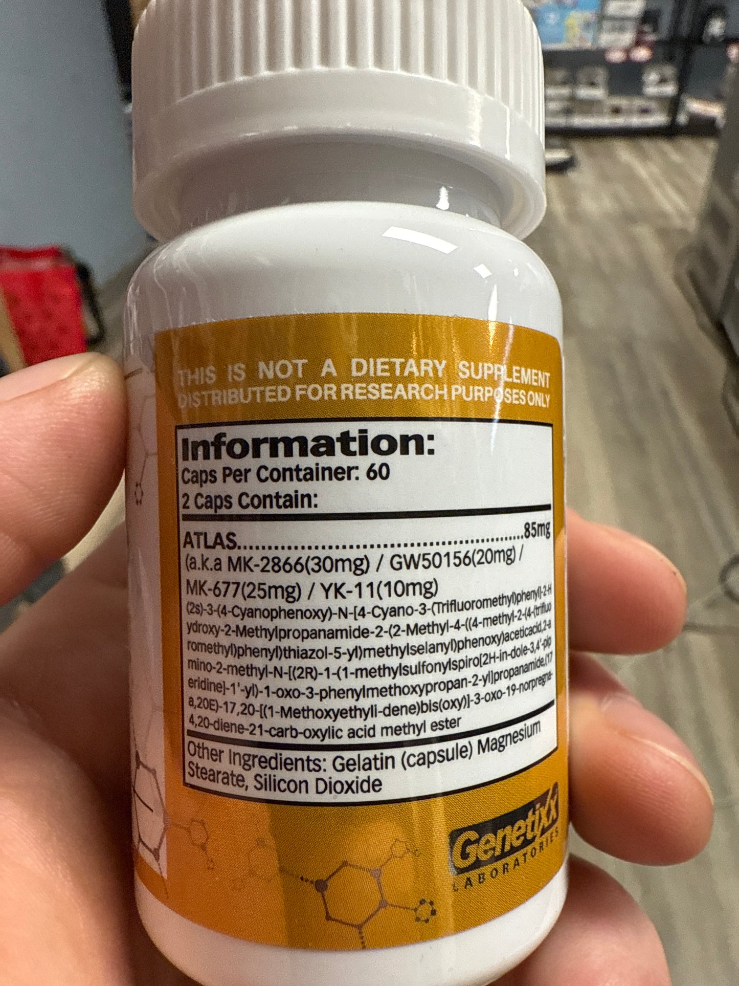 Genetixx labroratories Atlas (ostarine/ cardarine/ mk-677/ yk-11)