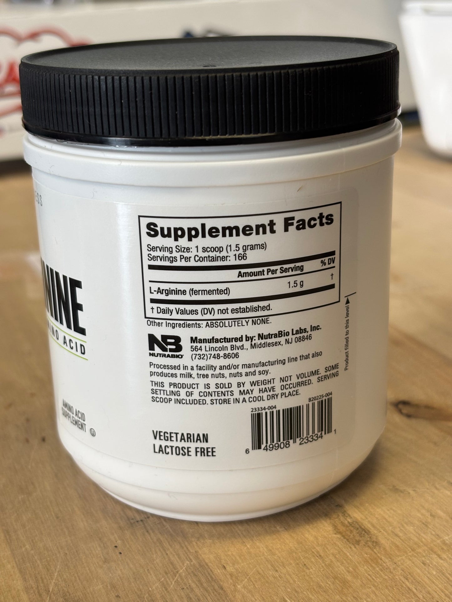 Nutrabio L Arginine
