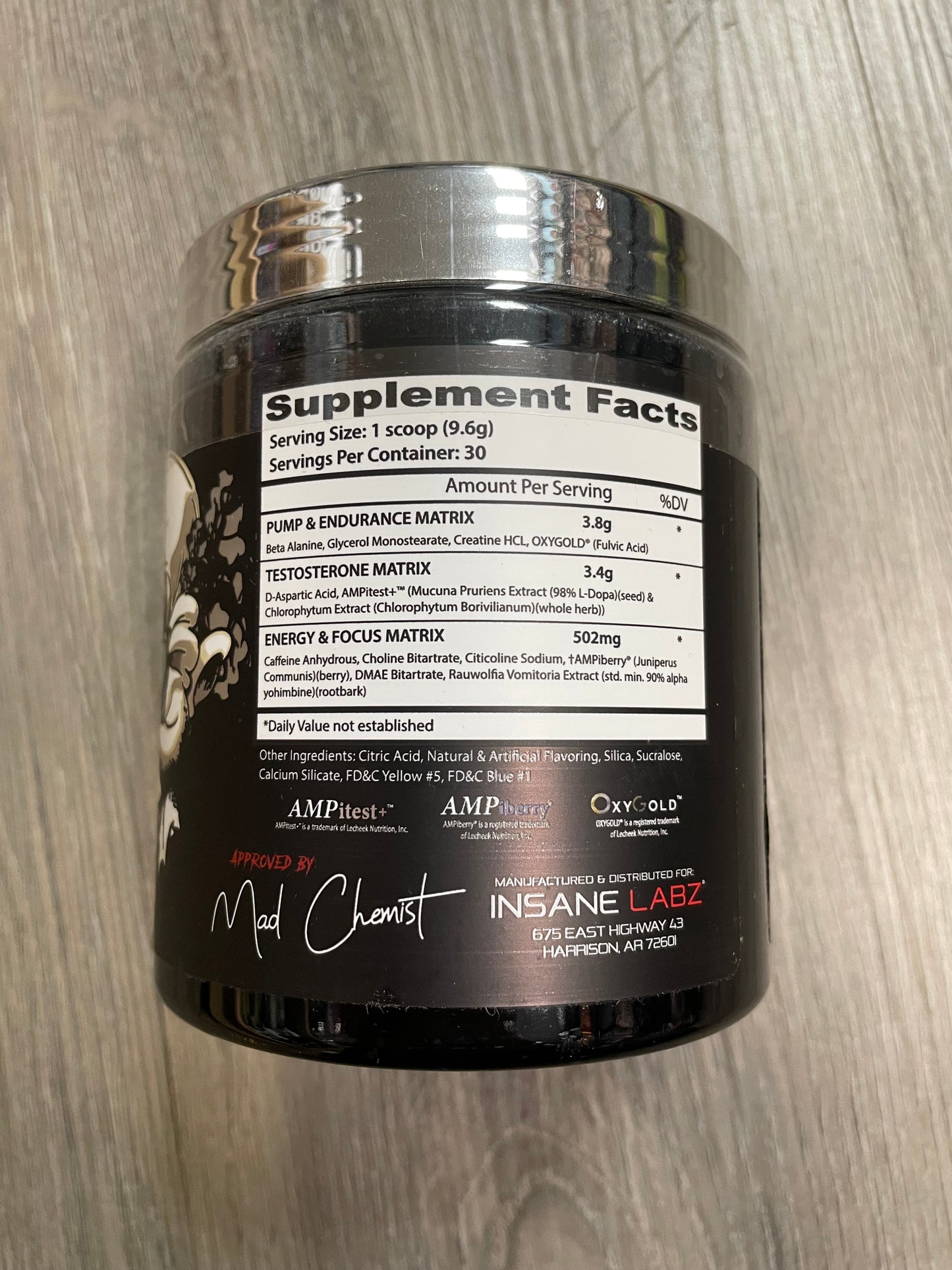 Insane Labz Psychotic Test Lemon Lime
