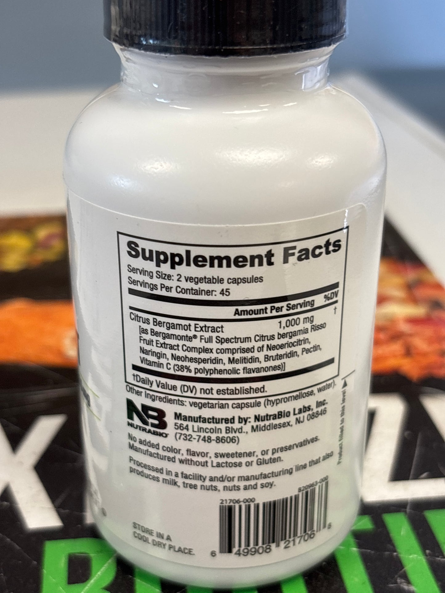 NutraBio Citrus Bergamot