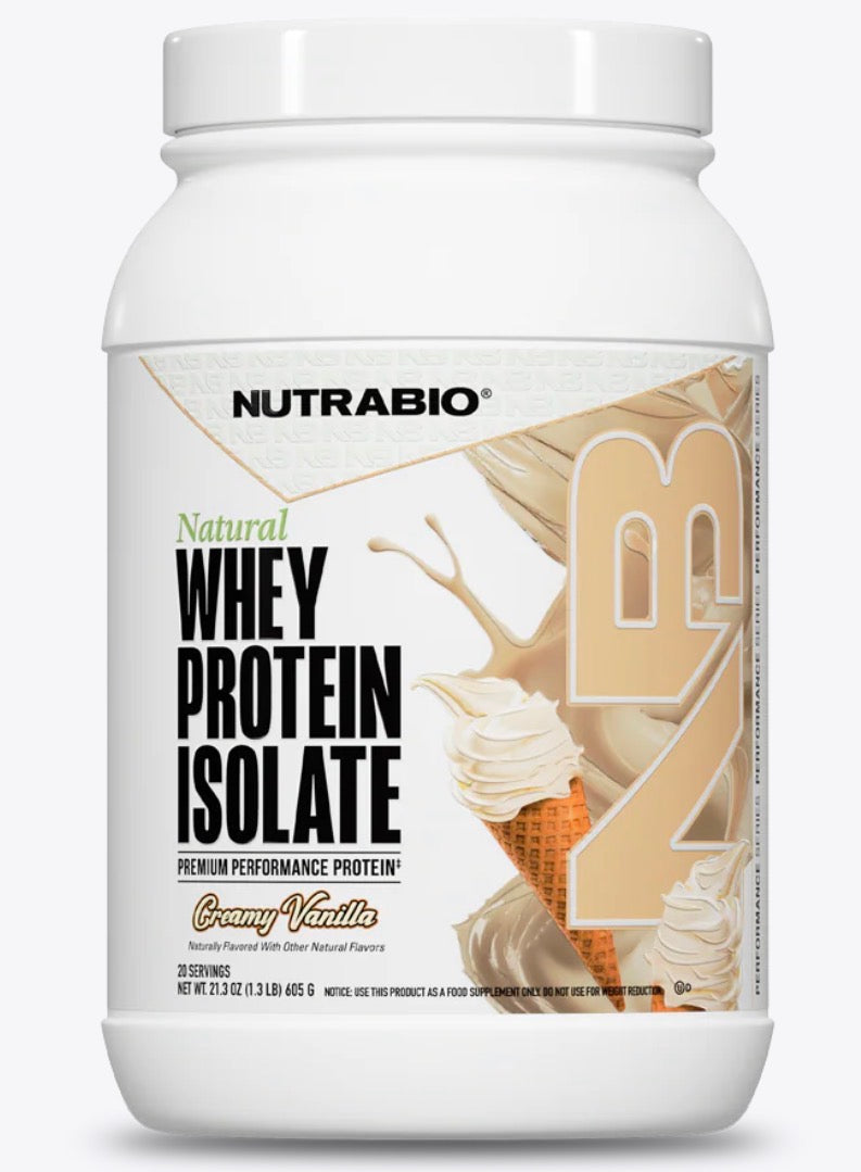 Nutrabio Natural Whey Protein Isolate