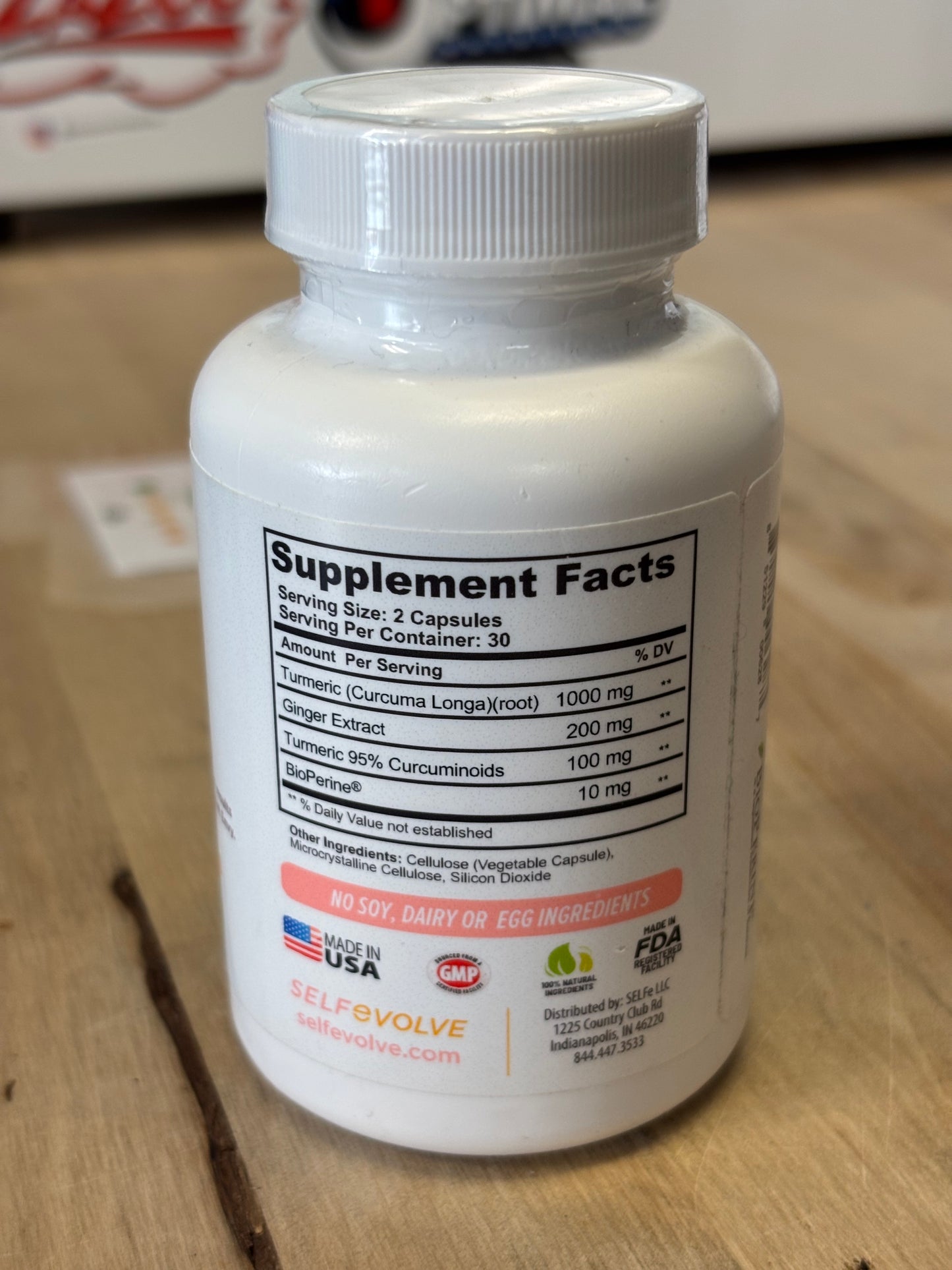 Self Evolve Tumeric Pills
