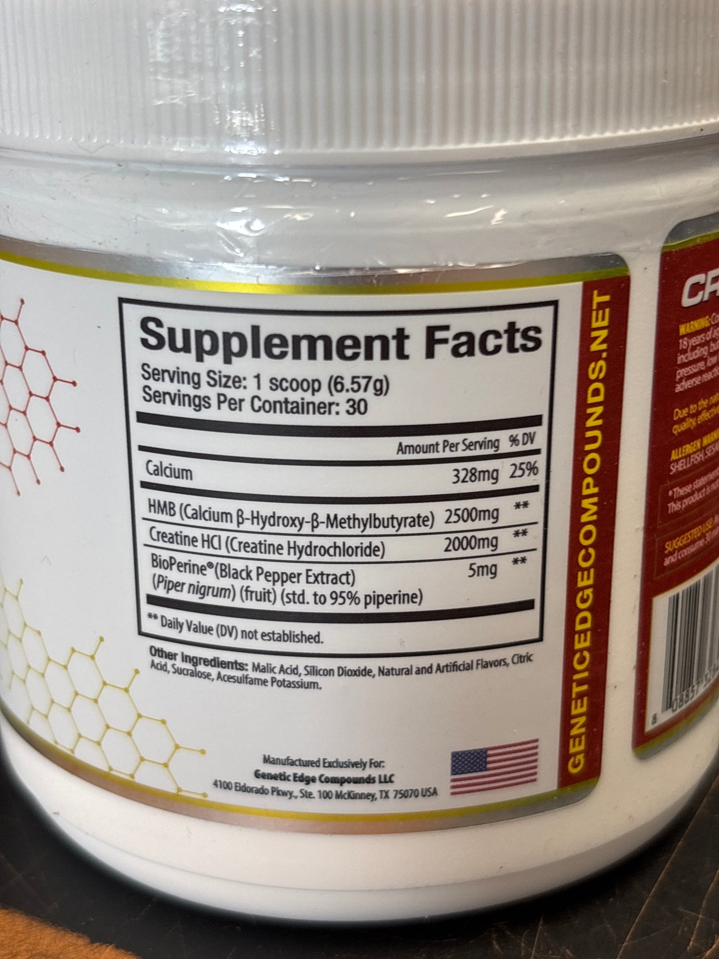 GEC Creatine HCL + HMB