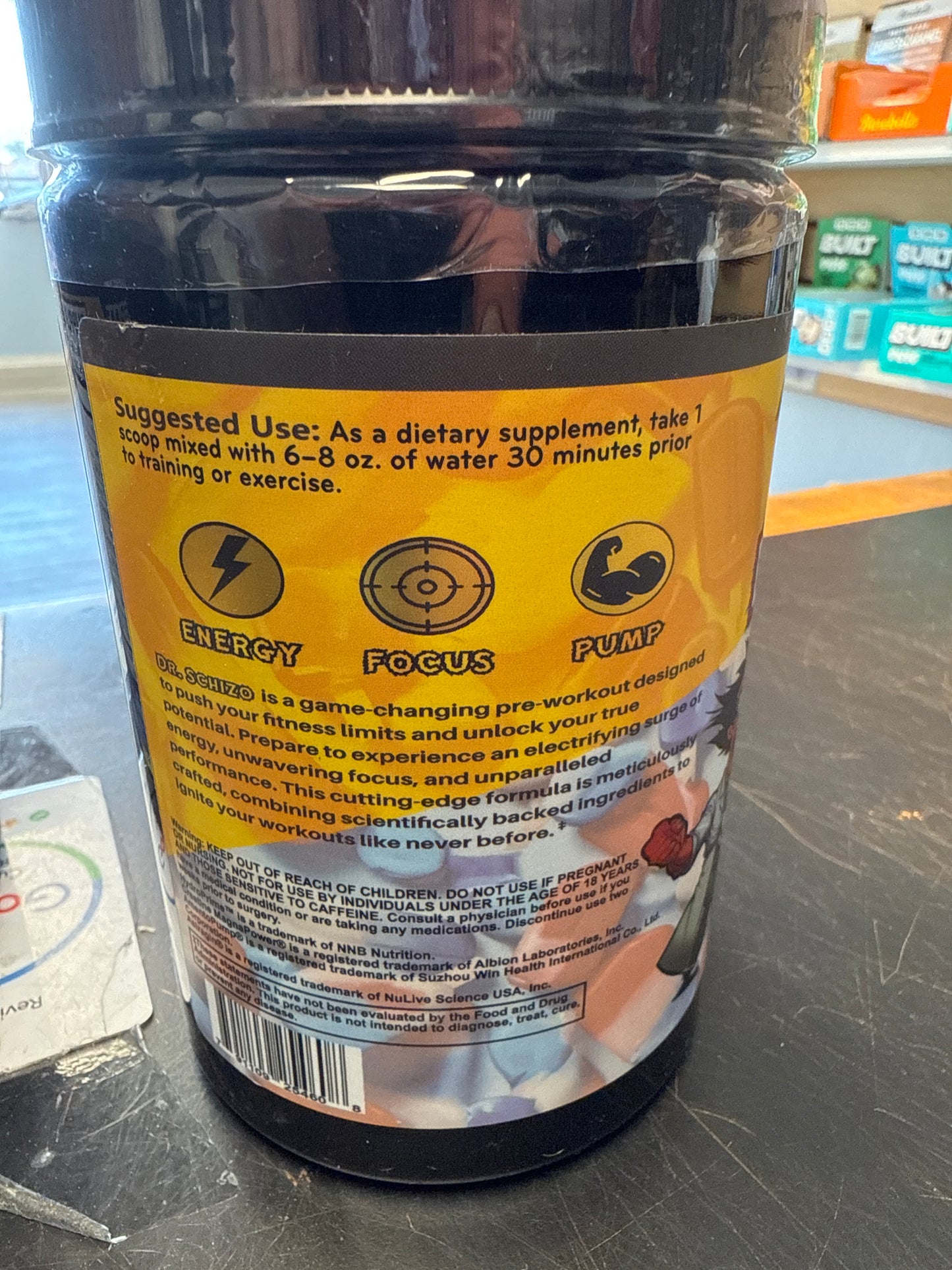 Amino depot dr. Schizo pre workout
