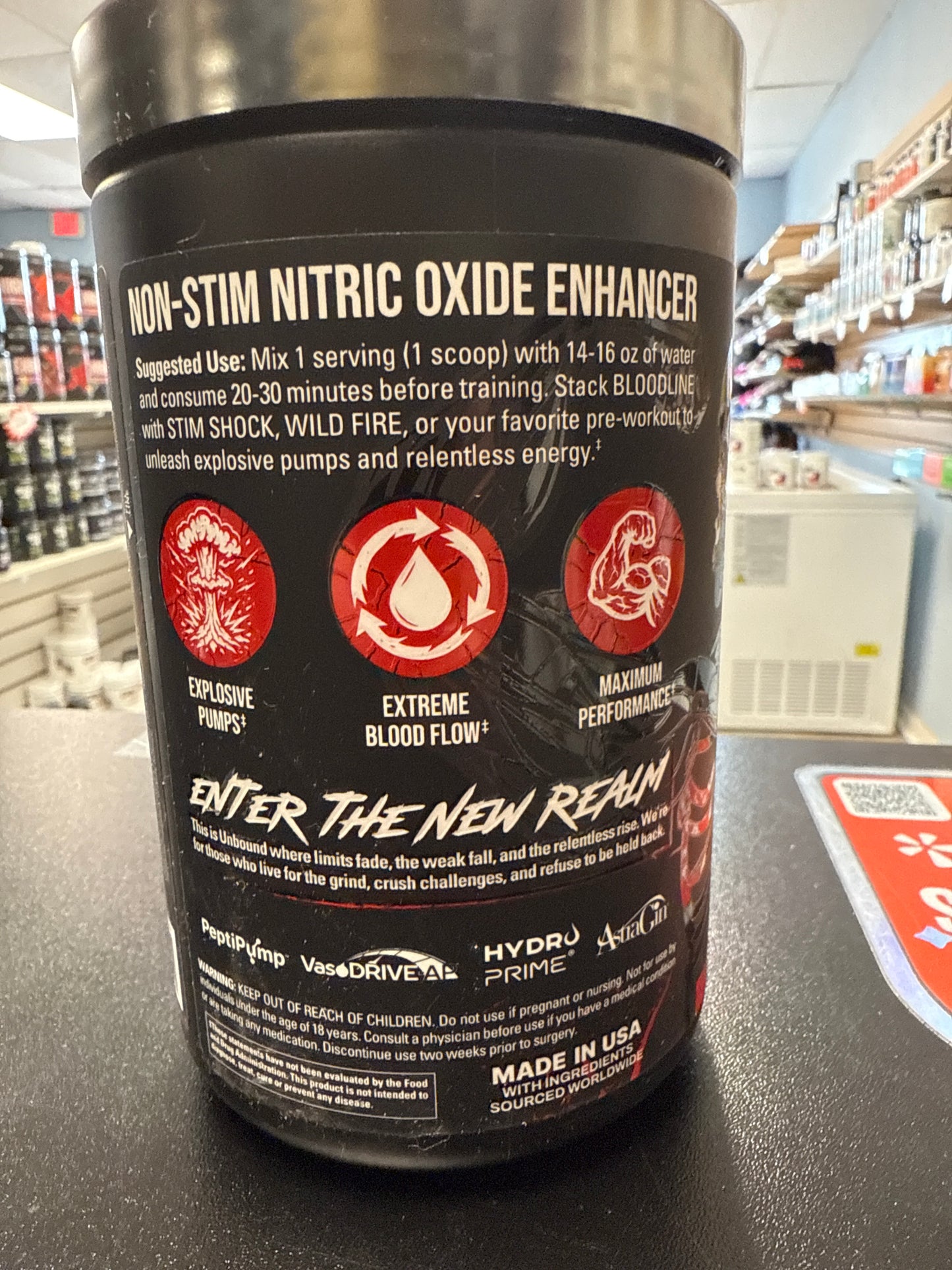 Nutrabio Unbound Bloodline extreme pump matrix