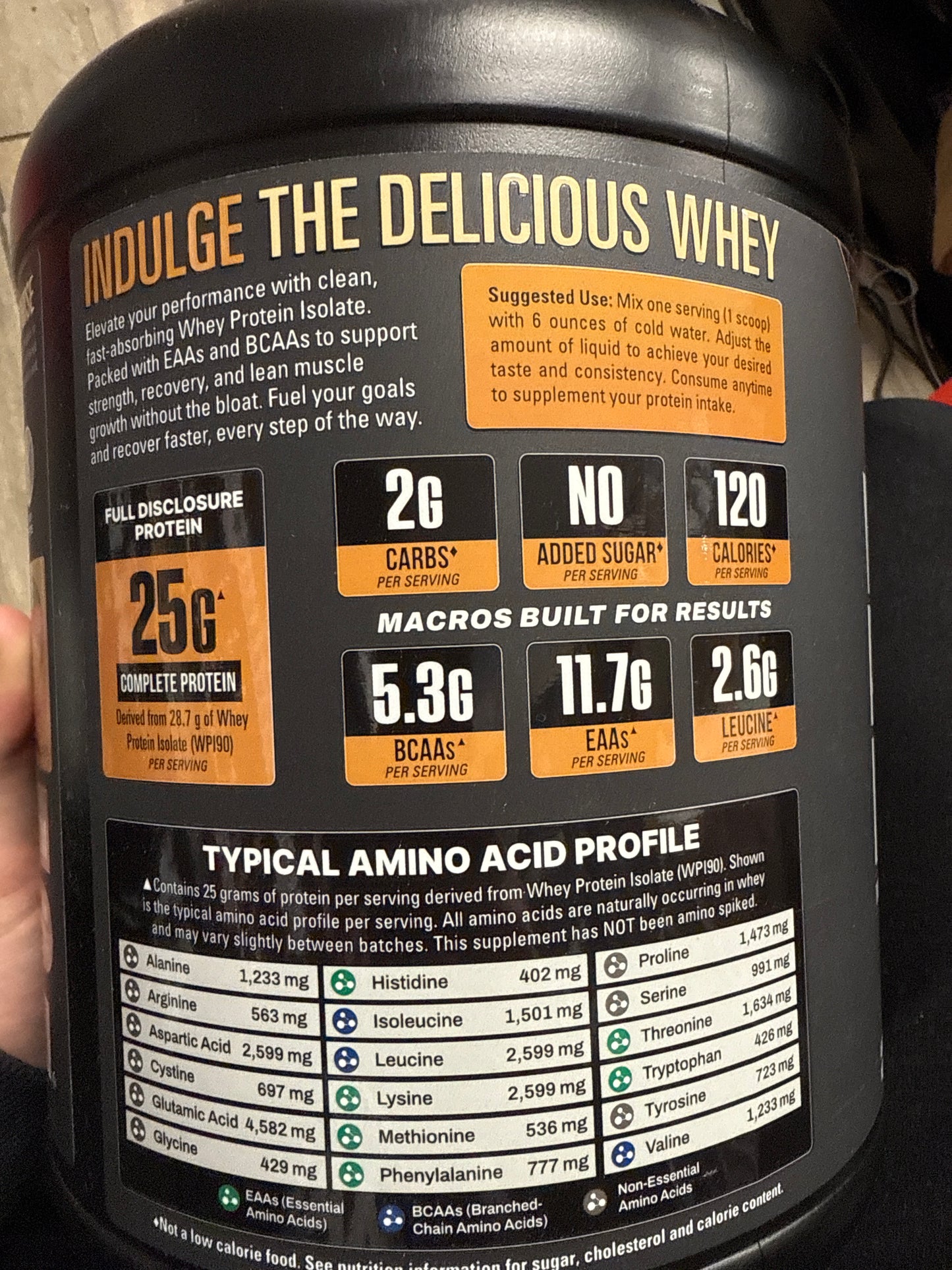 Nutrabio whey protein isolate 5lb