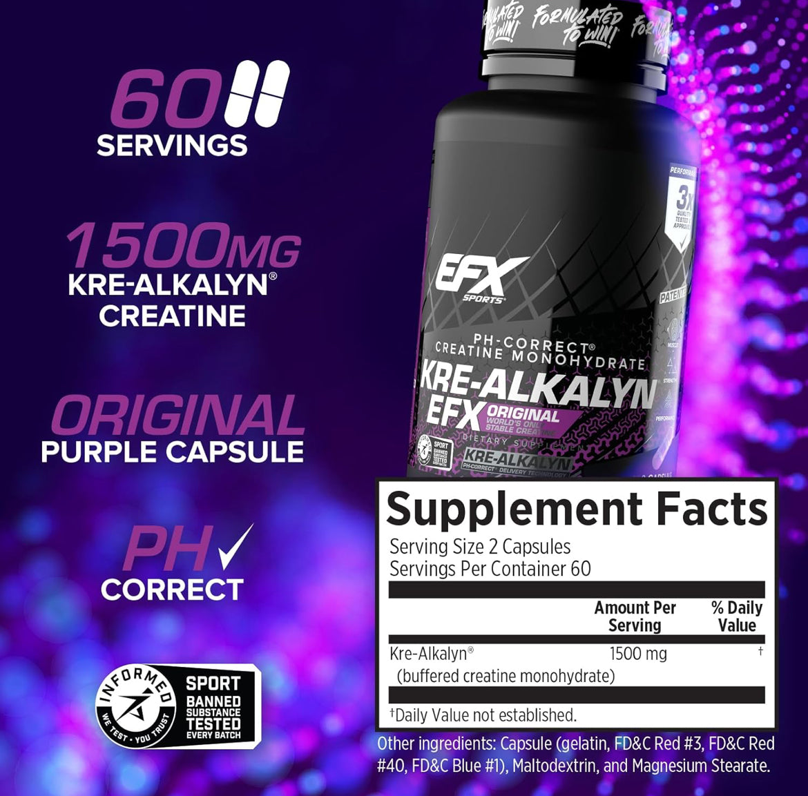 EFX KRE-ALKALYN Creatine Monohydrate