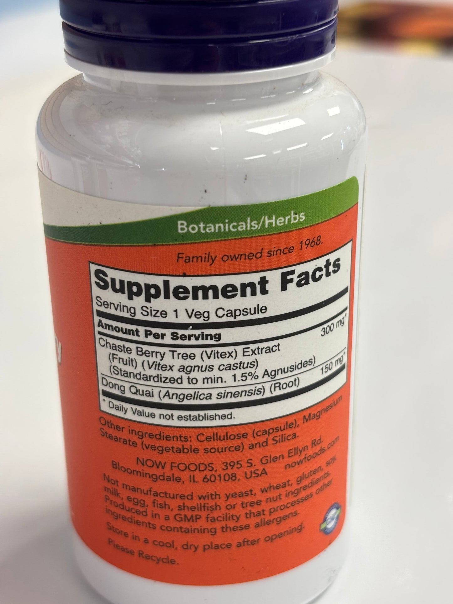 Now Sport Chaste Berry Vitex