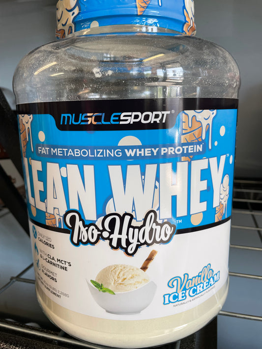 Musclesport lean whey iso hydro 5lb