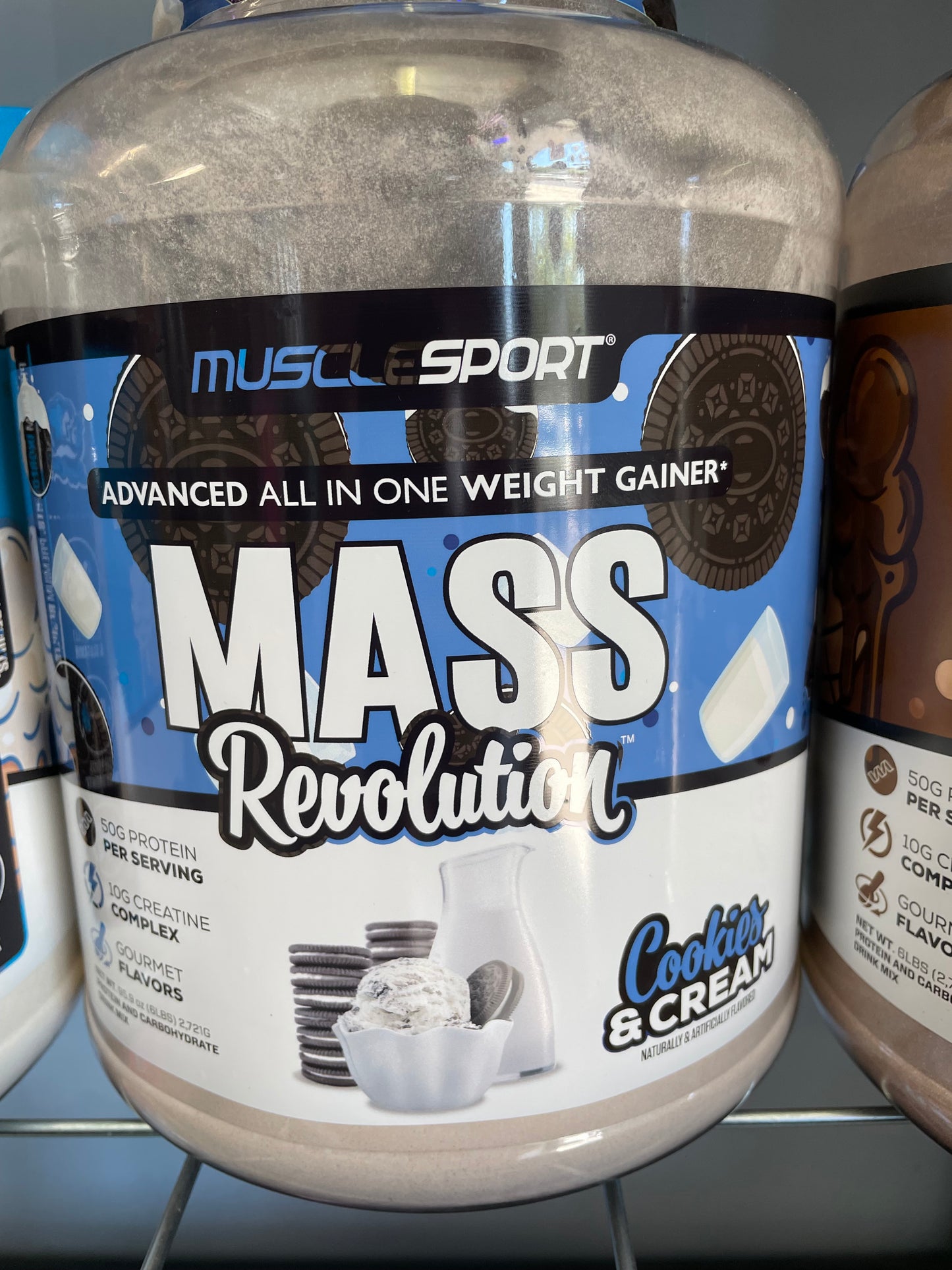 Musclesport mass revolution 6lb strawberry bananna