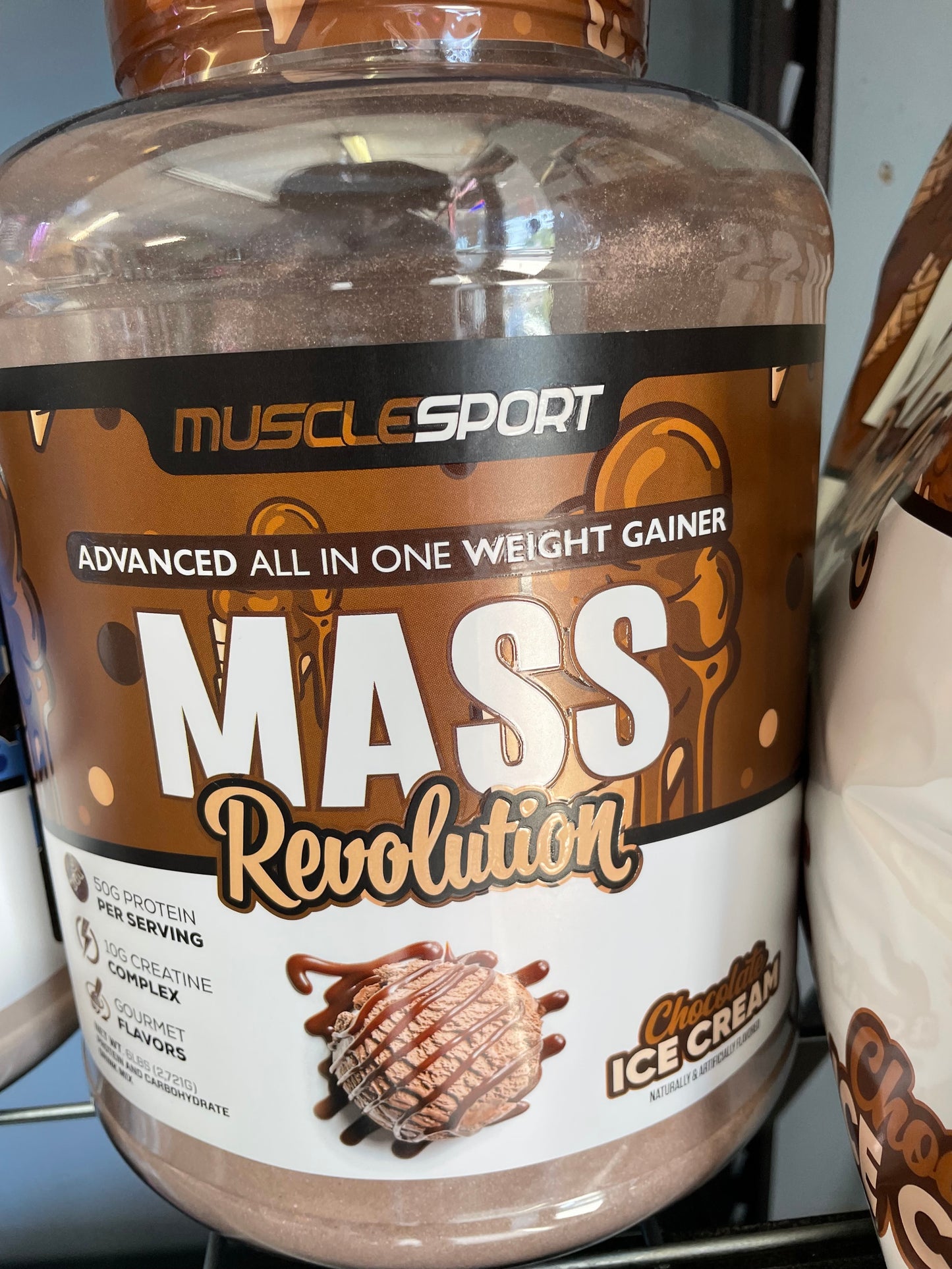 Musclesport mass revolution 6lb strawberry bananna