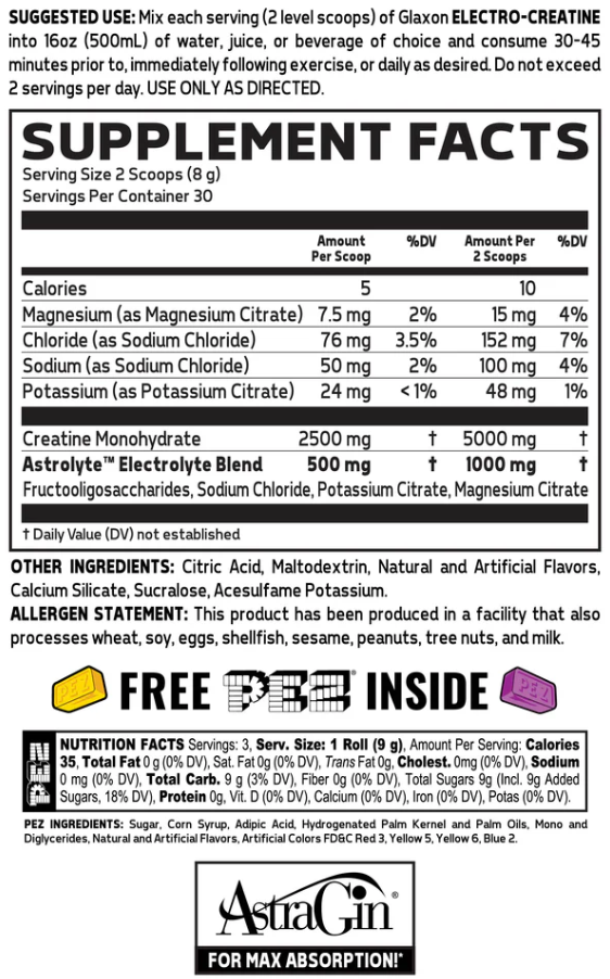 Electro Creatine Pez