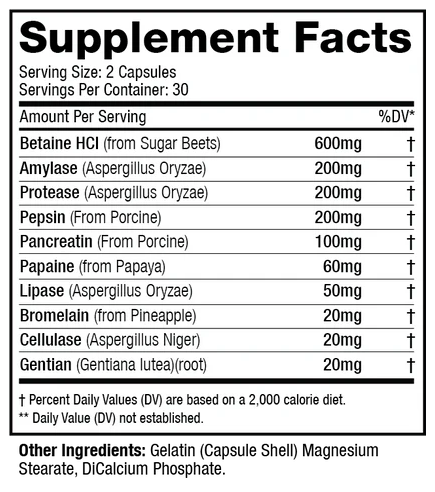 Musclesport Digestive Enzymes