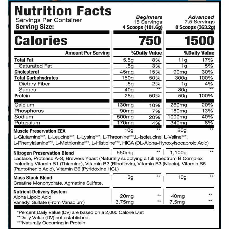 Musclesport mass revolution 6lb strawberry bananna