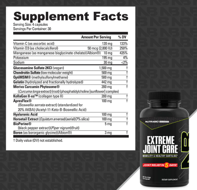 Nutrabio Extreme Joint Care