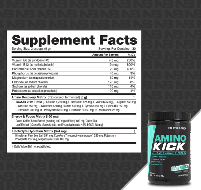Nutrabio Amino Kick