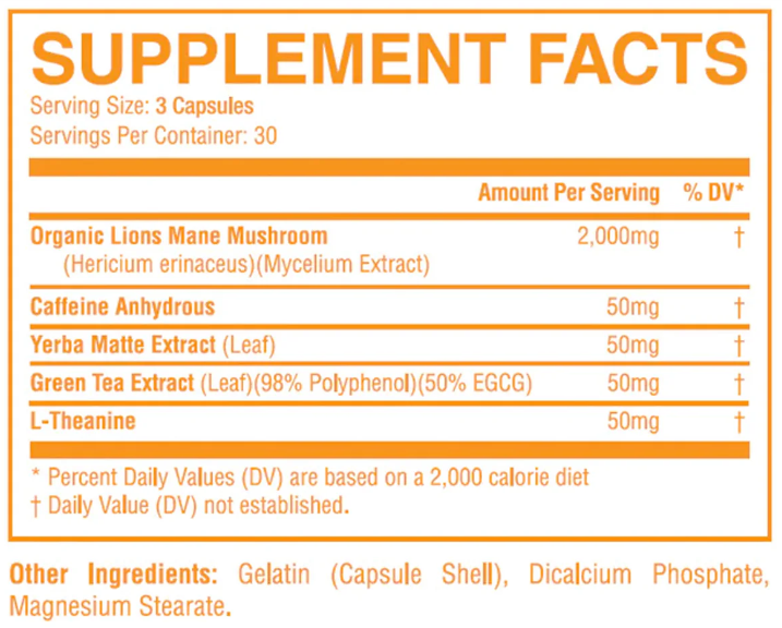 Optitune Lions Mane NRG+