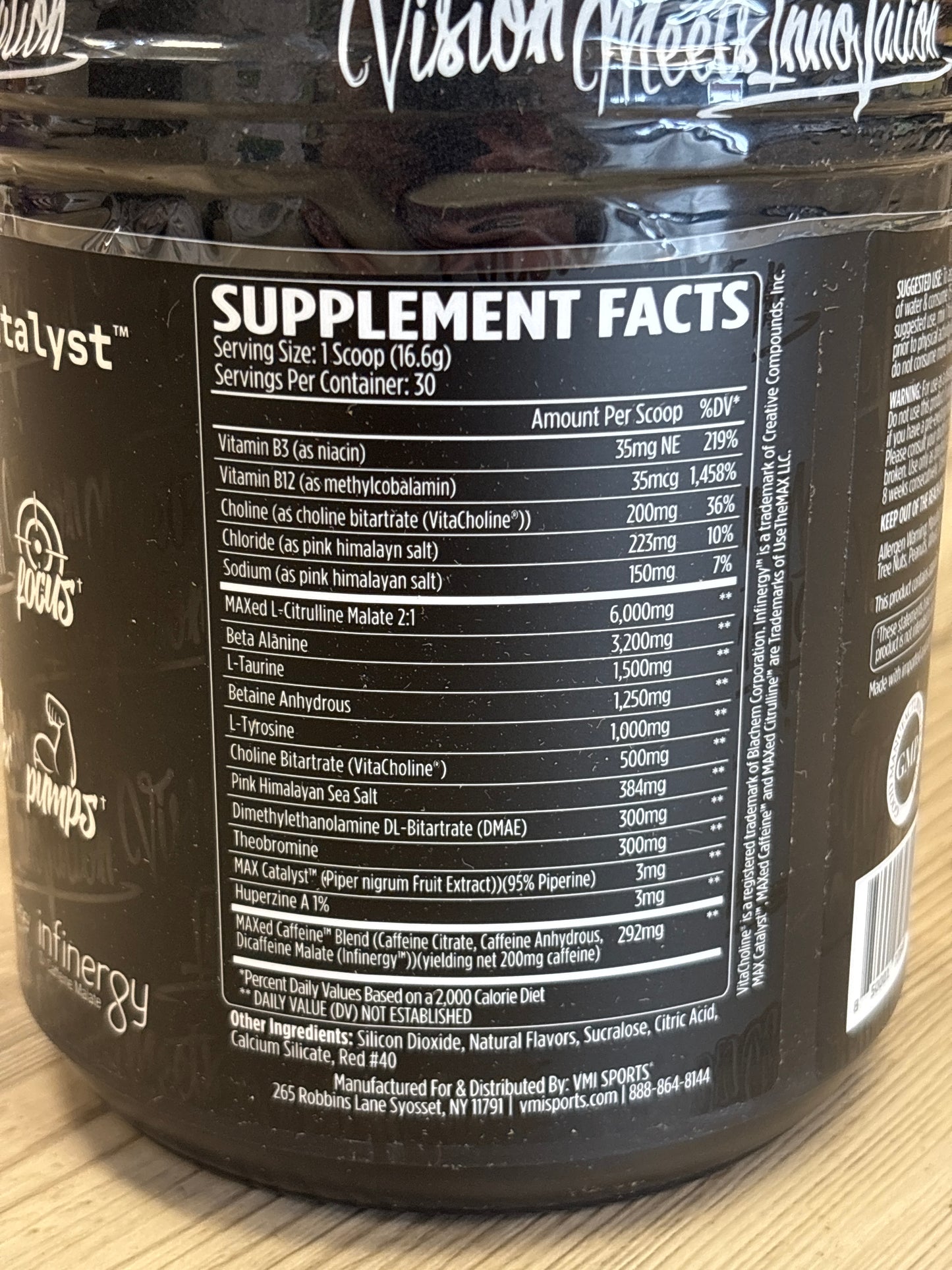 VMI STACKED Preworkout