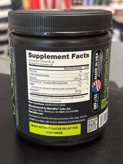 NutraBio Creatine + HMB