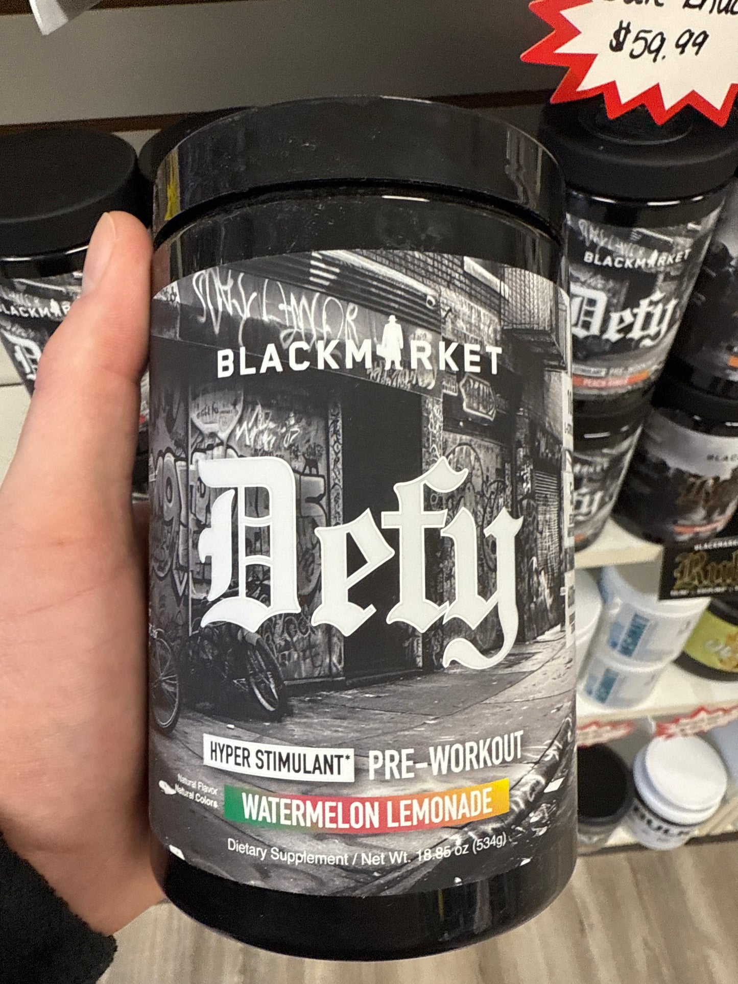 Blackmarket defy pre workout