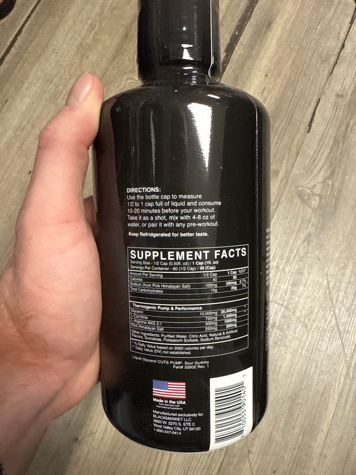 Blackmarket cuts pump