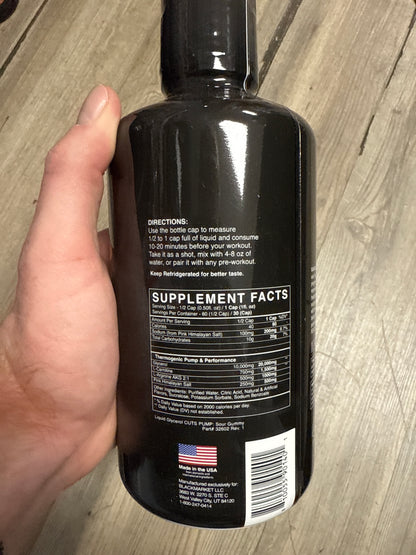 Blackmarket cuts pump