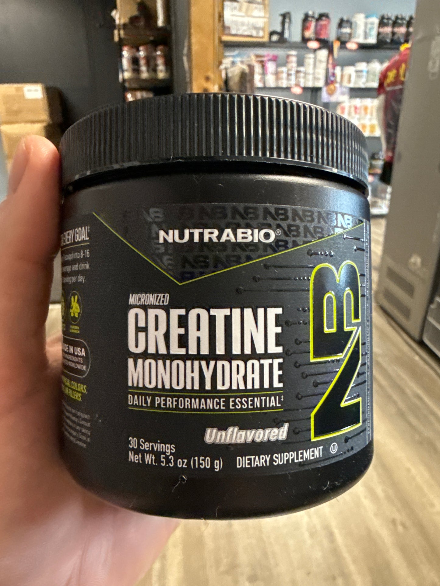 Nutrabio creatine monohydrate 30 servings-