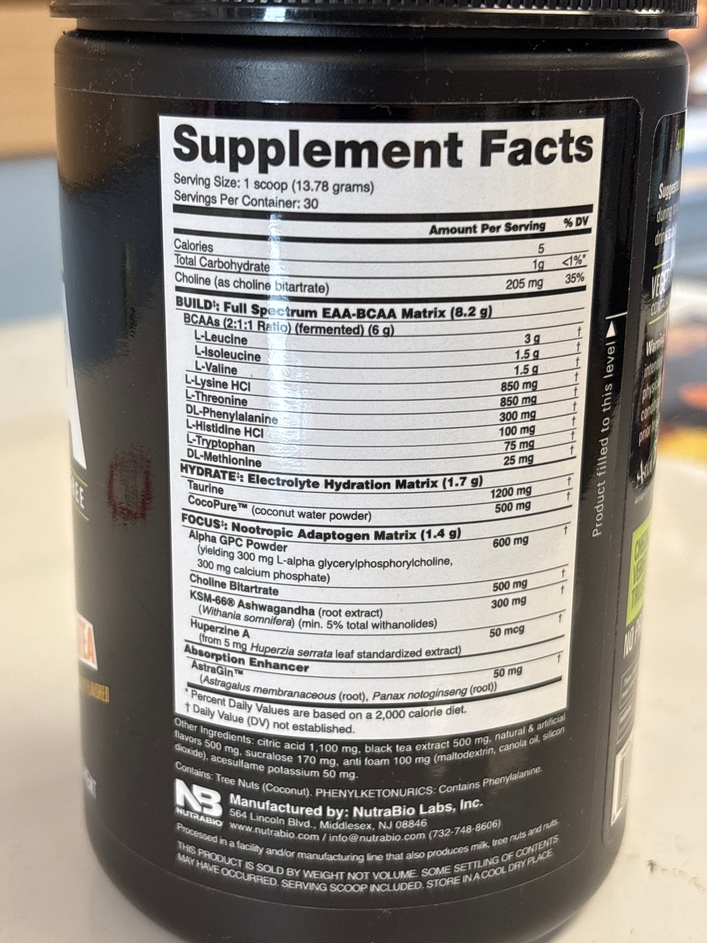 NutraBio Alpha EAAs