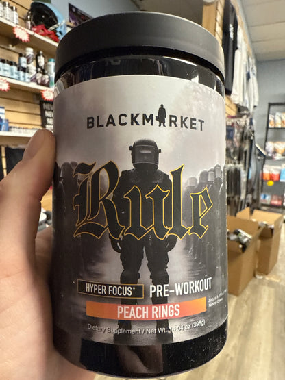Blackmarket rule pre workout