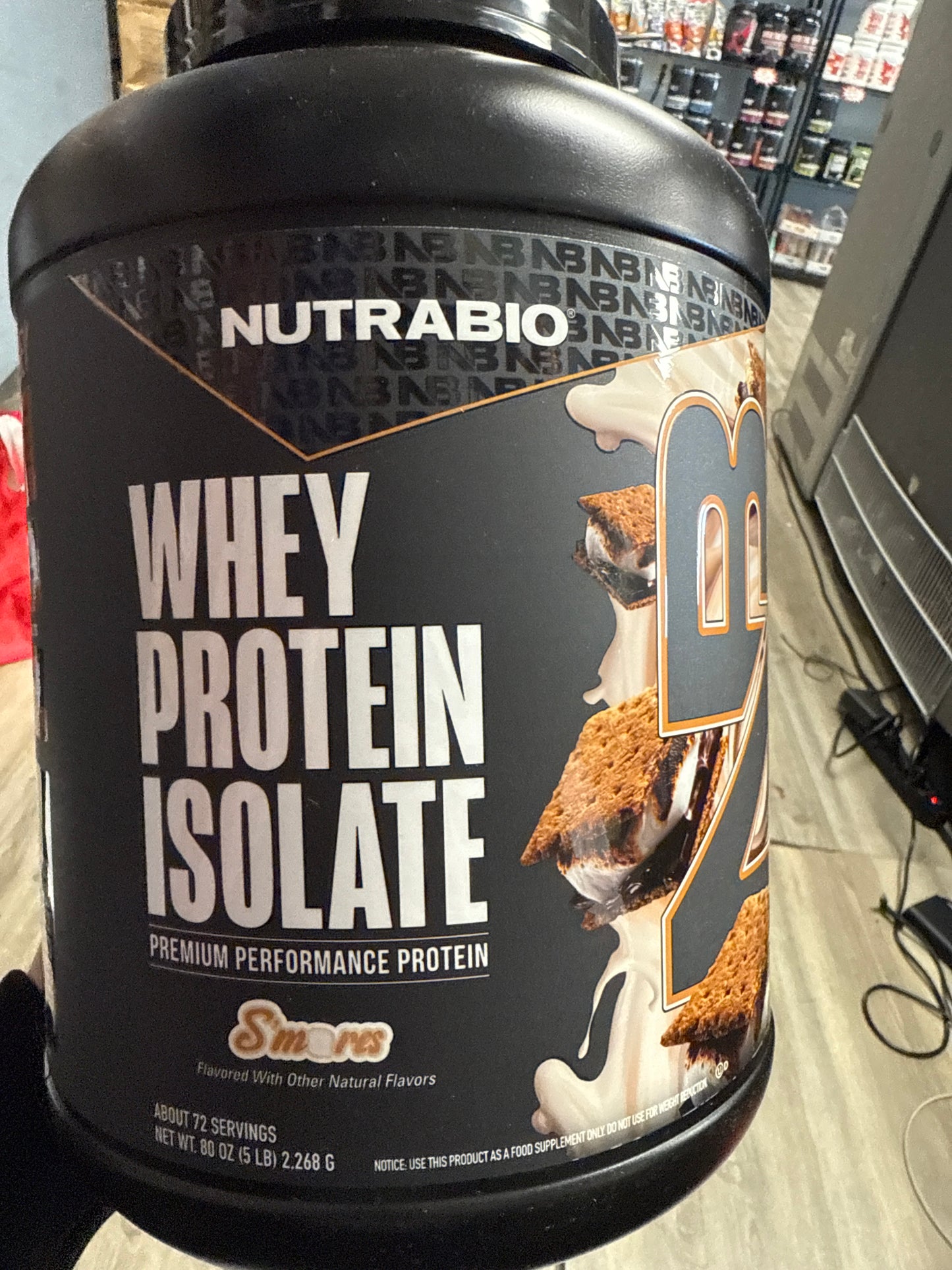 Nutrabio whey protein isolate 5lb