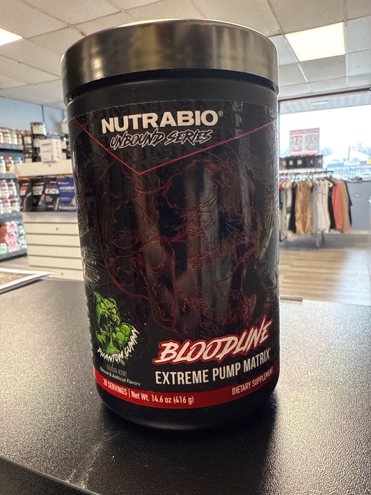Nutrabio Unbound Bloodline extreme pump matrix
