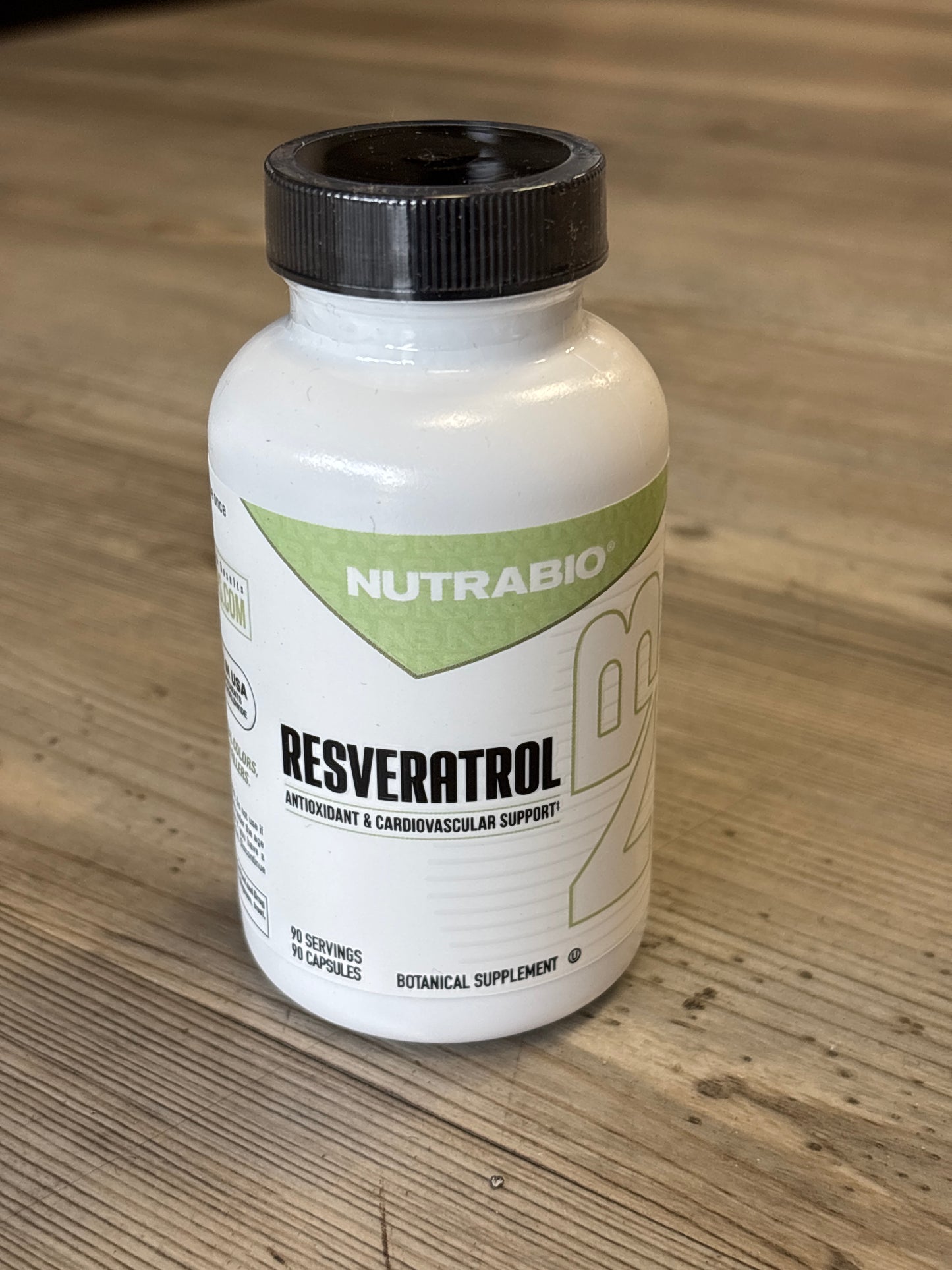 NutraBio Resveratrol 90 capsule