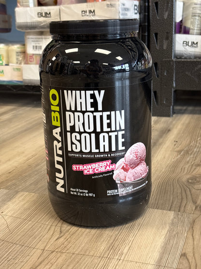 Nutrabio Whey Protein Isolate 2lb
