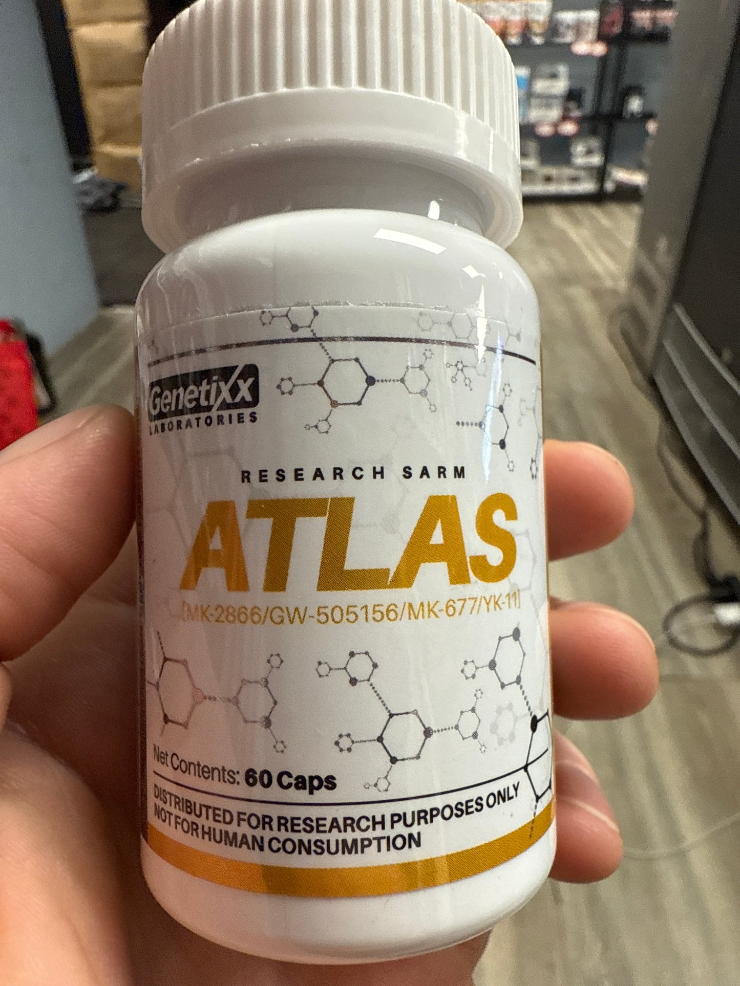 Genetixx labroratories Atlas (ostarine/ cardarine/ mk-677/ yk-11)