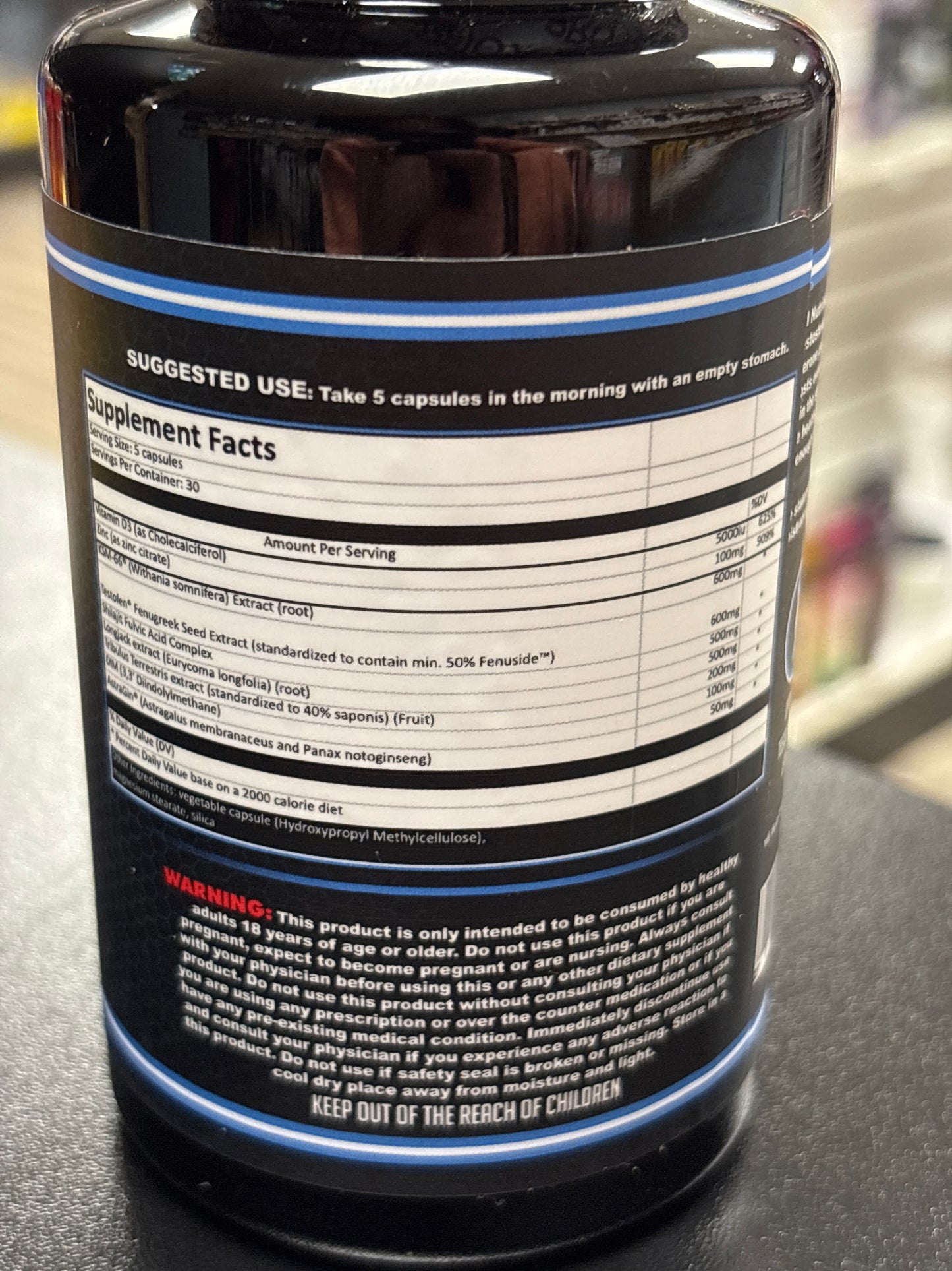 Optimal Nutrition Testosterone Booster