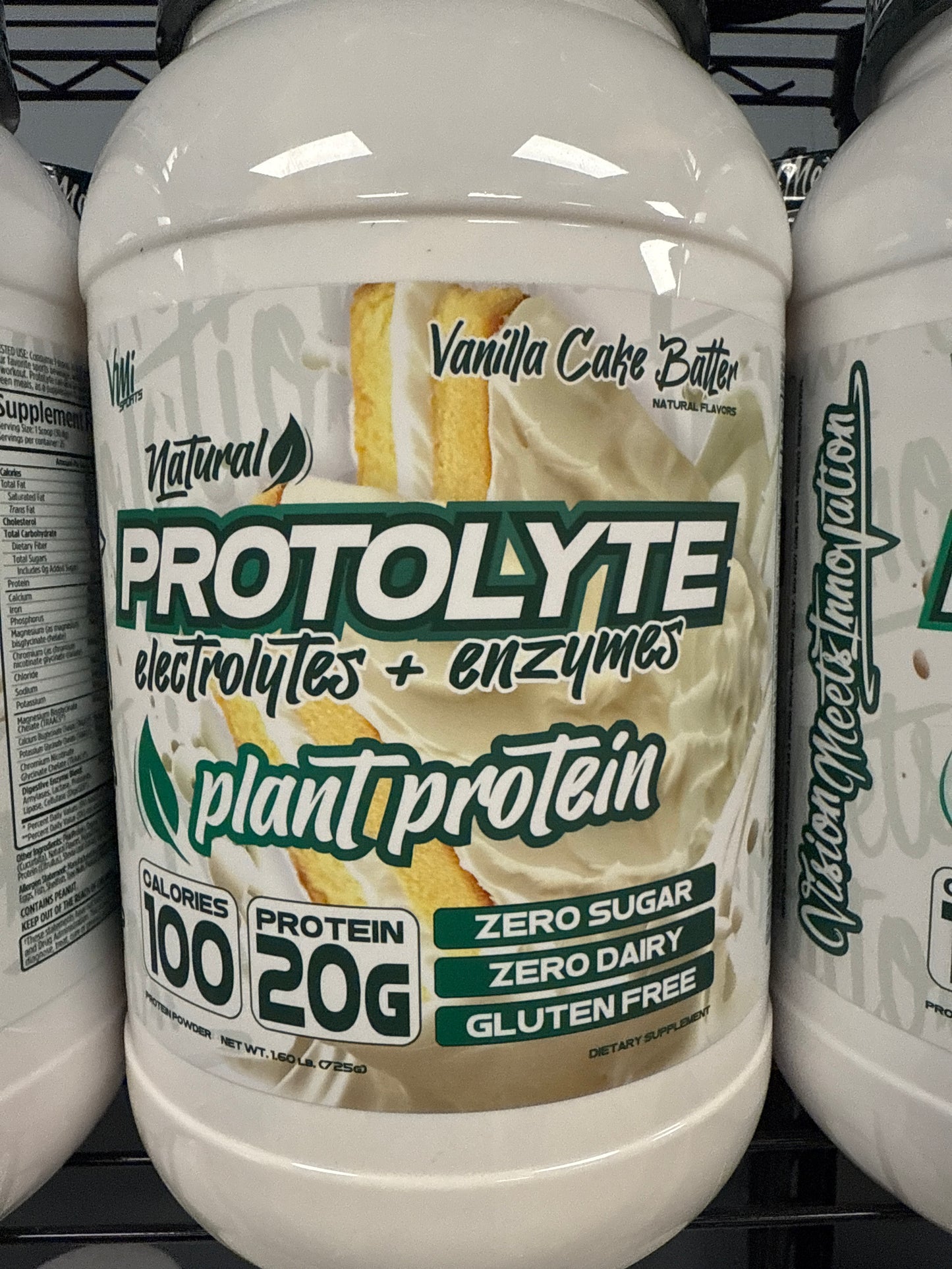 Vmi natural protolyte electrolytes + enzymes Plant Protein
