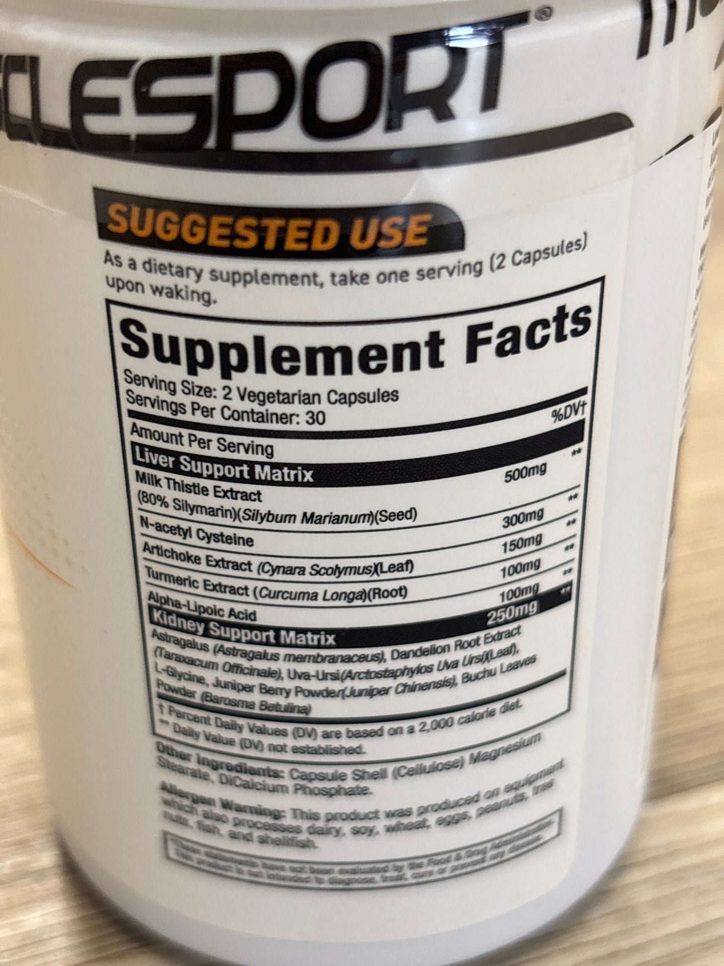 Musclesport liver & kidney