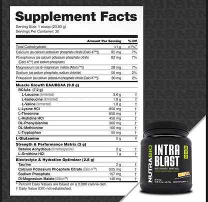 NutraBio IntraBlast