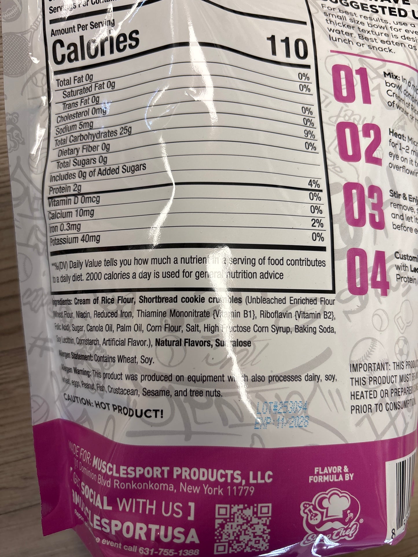 Musclesport cream of rice