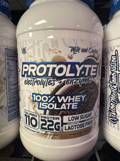 Vmi protolyte 2lb electrolytes and enzymes 100% whey isolate
