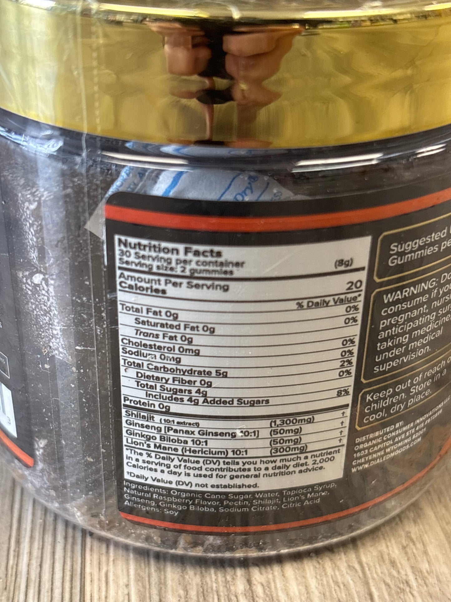 Dialed moods shilajit gummies