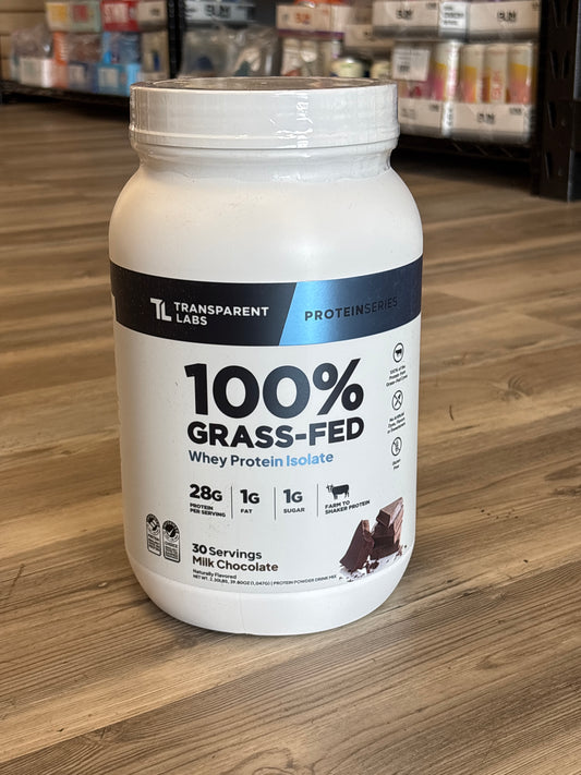 Transparent Labs 100% Grass-Fed Whey Protein Isolate