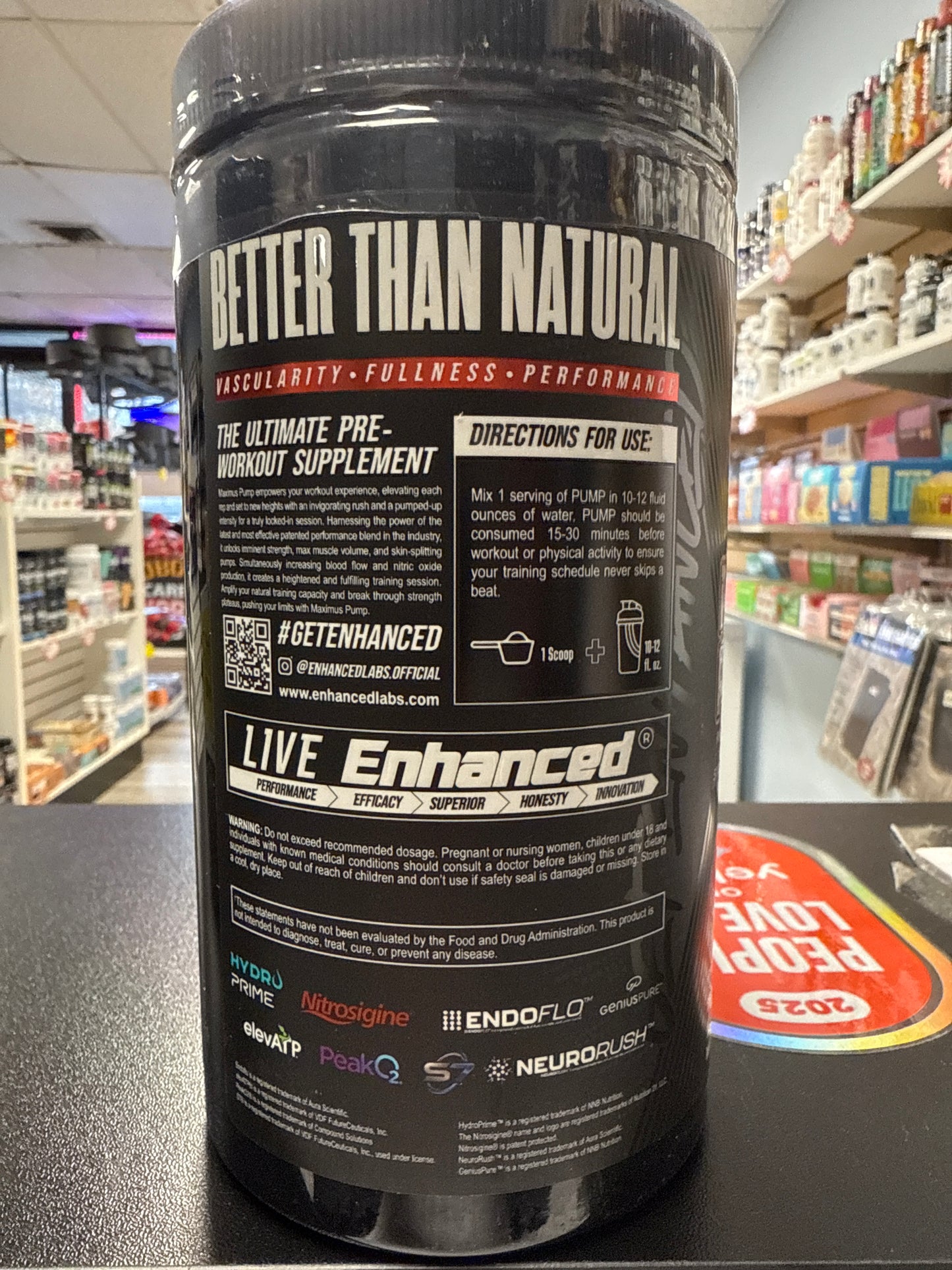 Enhanced labs maximus pump