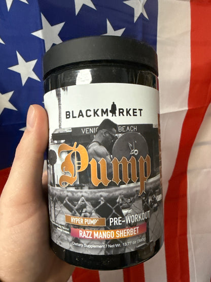 Blackmarket Pump stim free pre workout